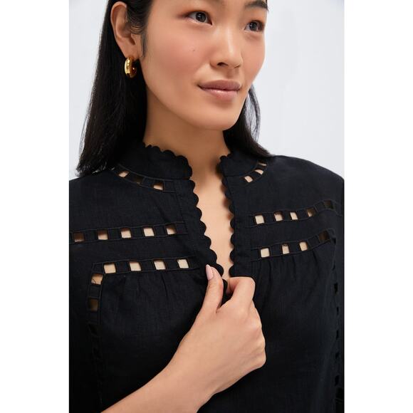 TUCKERNUCK Black Cutout Dawson Tunic Size S NWT Retail $188 Tuckernuck - Picture 6 of 7